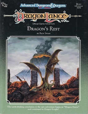 Advanced Dungeons & Dragons 2nd Edtion - Dragonlance - Dragons Rest (B-Grade) (Genbrug)
